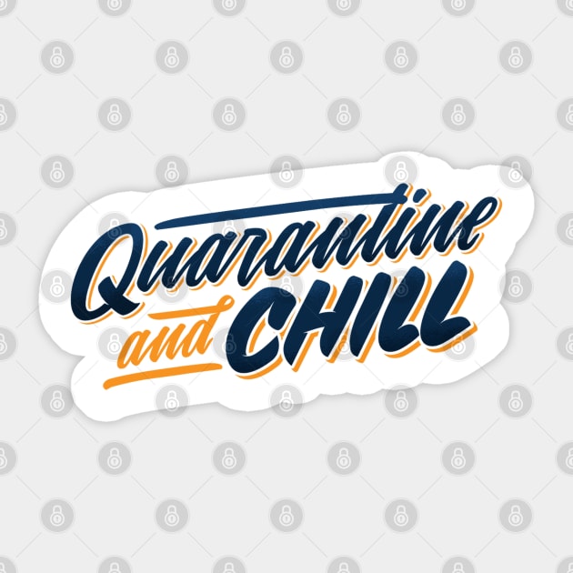 Quarantine And Chill Sticker by MajorCompany